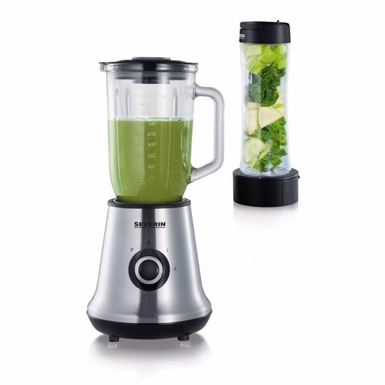 Blender Mixeur Severin SM3734 de 500 Watts 1L en Inox et noir