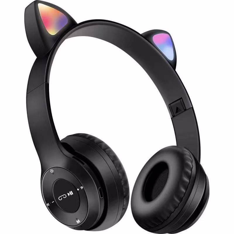 Casque Bluetooth P47M Oreilles de Chat 5.0 Stéréo