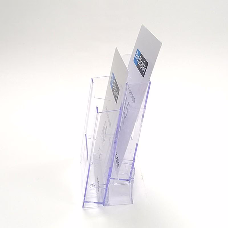 Pro Display K-306, Porte Dépliant 2 Compartiments A5 Transparent