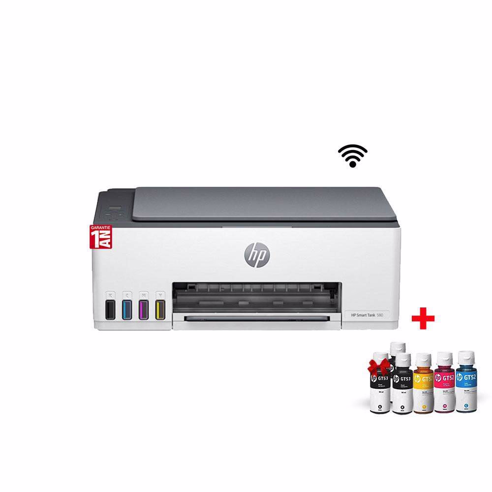 Imprimante HP Smart Tank 580 3 en 1 Couleur Wi-Fi