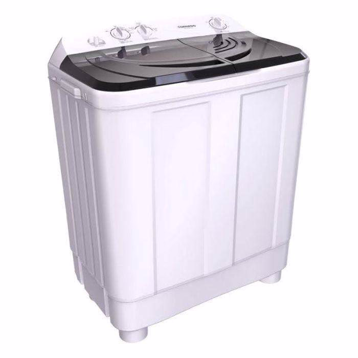 Lave Linge Semi-Automatique TORNADO TWH-Z12DNE-W-BK 12Kg Noir