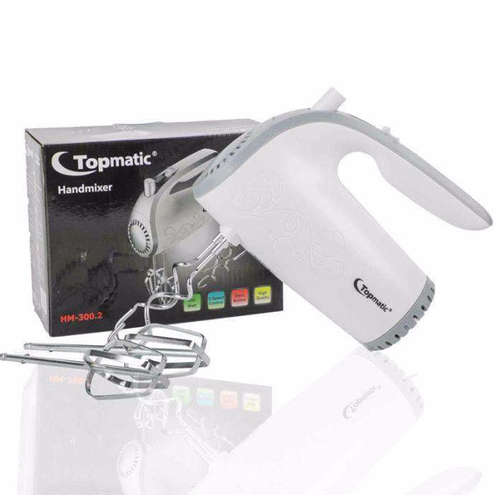 Batteur À Main  TOPMATIC HM-300 250W - Blanc