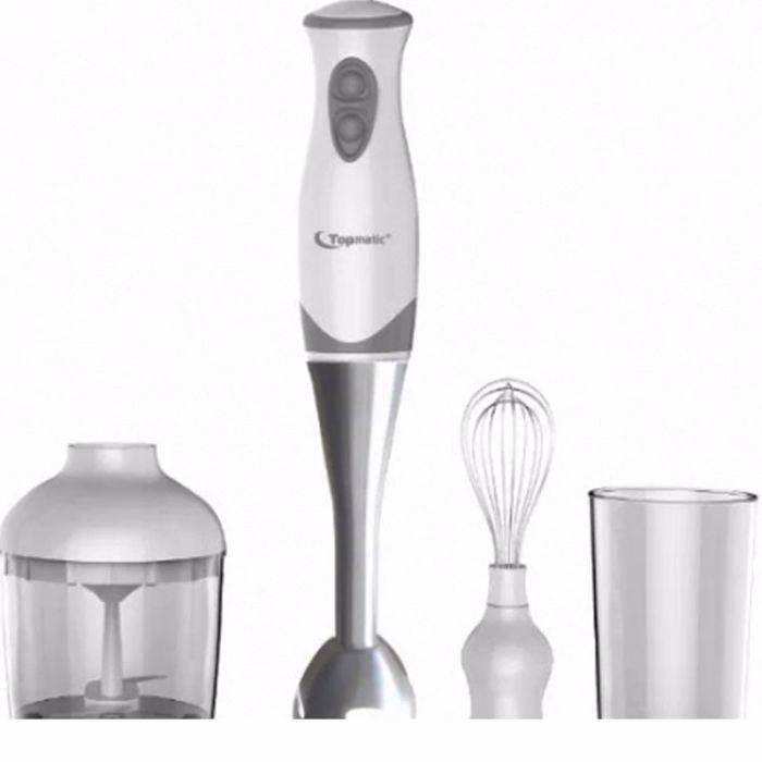 Mixeur Plongeant 4EN1 TOPMATIC ESMS-250-2 -250W - Blanc