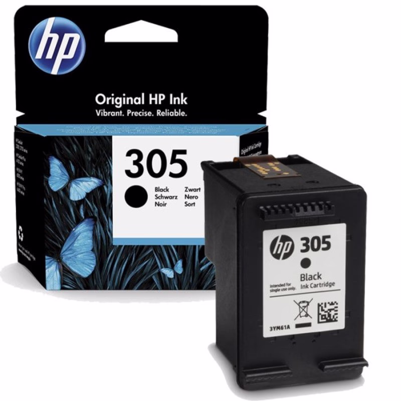 Cartouche d'encre noire originale HP 305 3YM61AE