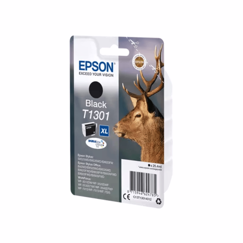 Cartouche Jet D'encre Original noire Epson T1301 (C13T13014012)