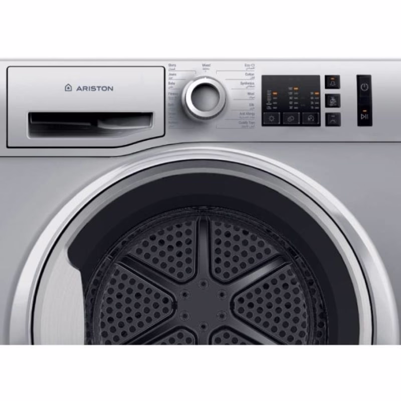 Sèche-linge frontal ARISTON 8 kg 15 programmes Silver