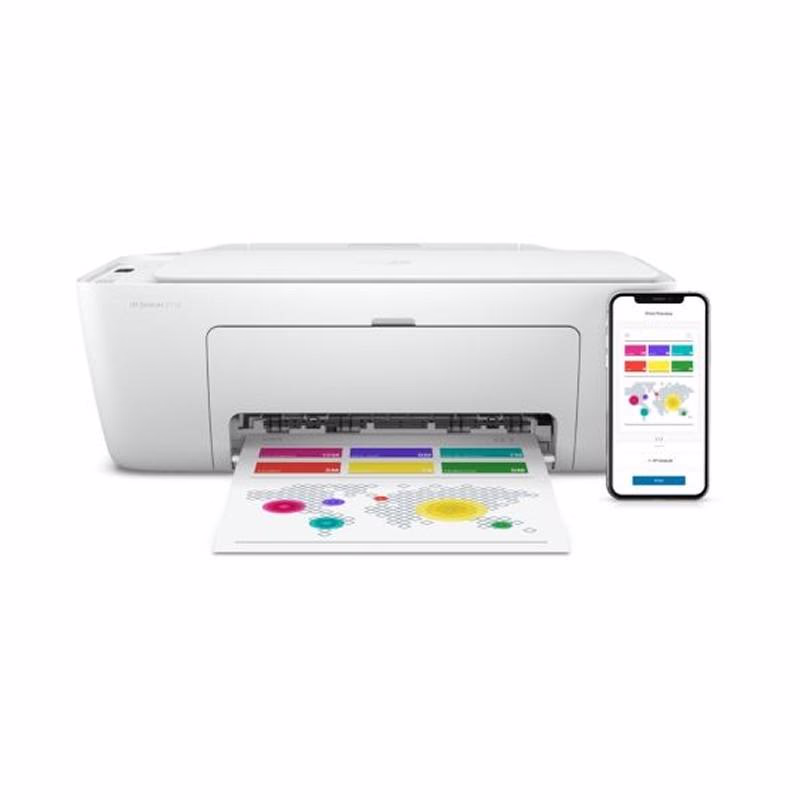 Imprimante Jet d'encre HP DeskJet 2710 Multifonction A4 couleur WiFi