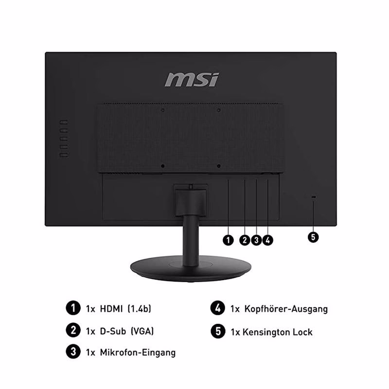 Écran Gaming de MSI Pro MP242 LED 24 Pouces Full HD 75Hz