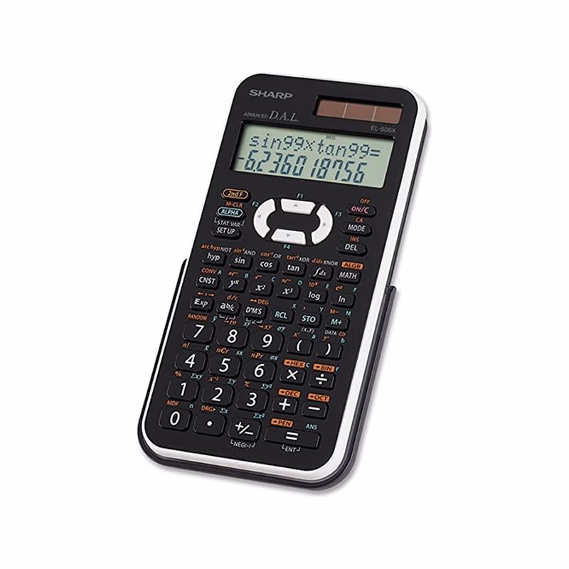 Calculatrice scientifique Sharp EL-506X-WH Ecran 2 lignes, 469 fonctions en Blanc