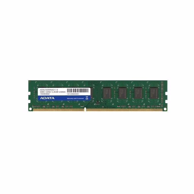 Barrette Mémoire ADATA 4 GB DDR3 1600 MHz DIMM
