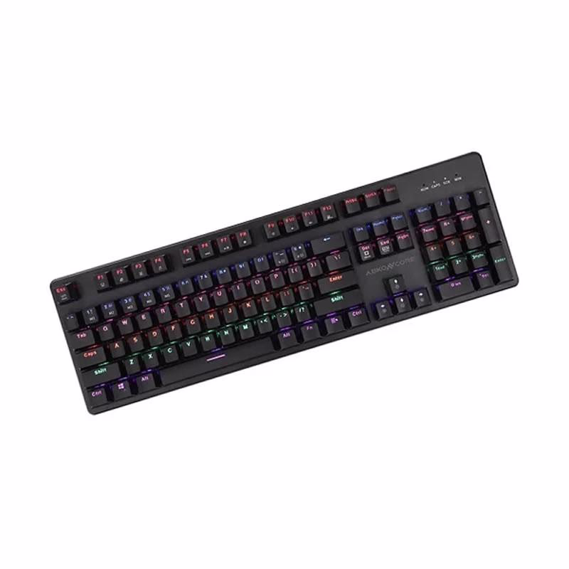 ABKONCORE Clavier Mécanique Gaming K595, en Noir