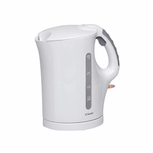 Bouilloire sans fil Bomann WK5024 de 900 Watts de 1 litre