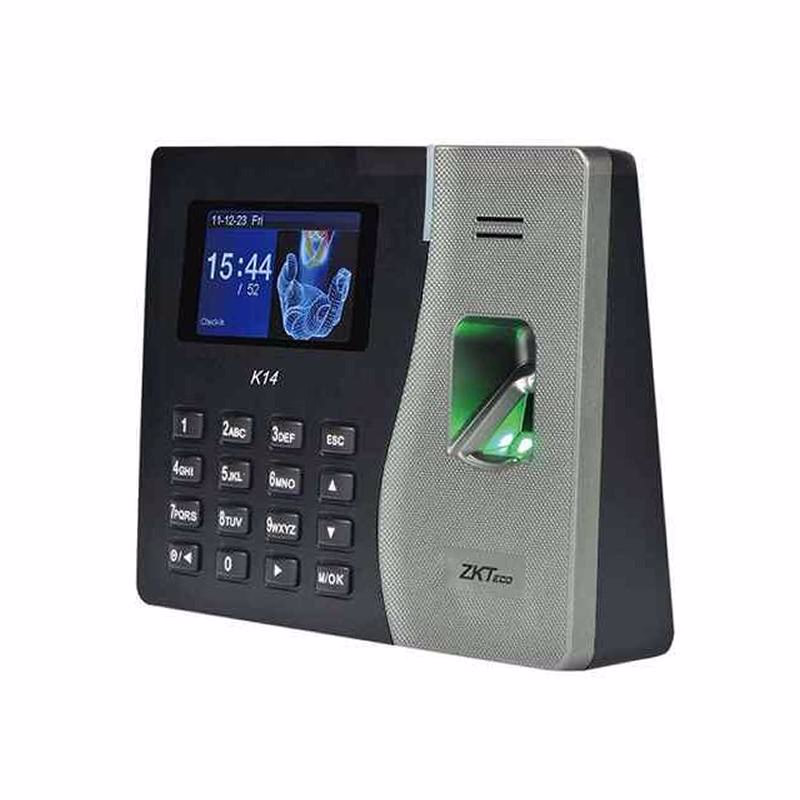 Pointeuse Biometrique ZKTeco K14 par empreinte digitale et badge