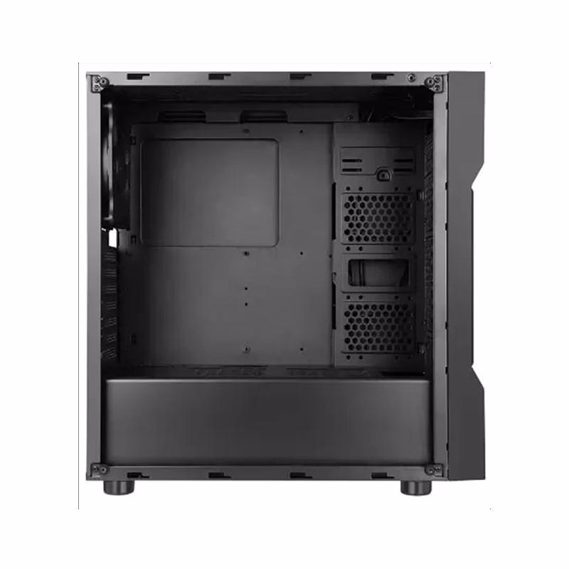 AbkonCore Cronos 610S, Boitier PC Moyen Tour Verre trempé en Noir