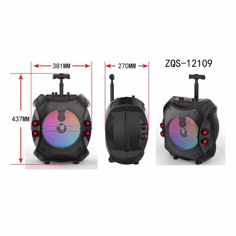 Haut Parleur ZQS-12109 Bluetooth 4500 mAh 30 Watts