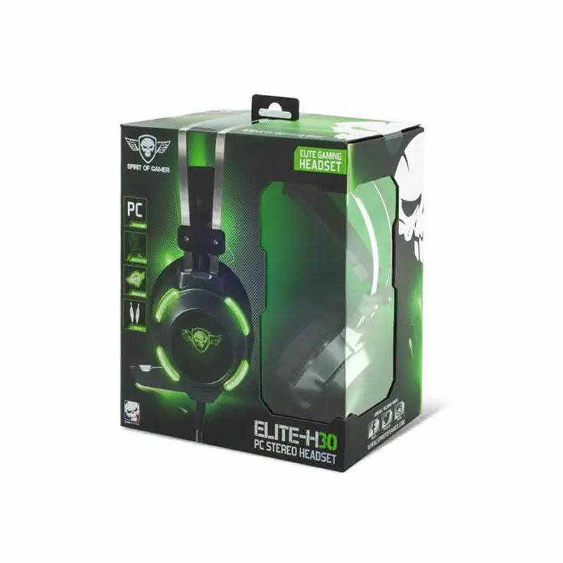 Micro Casque Gaming Spirit Of Gamer MIC-EH30 LED Jack 3.5mm Noir