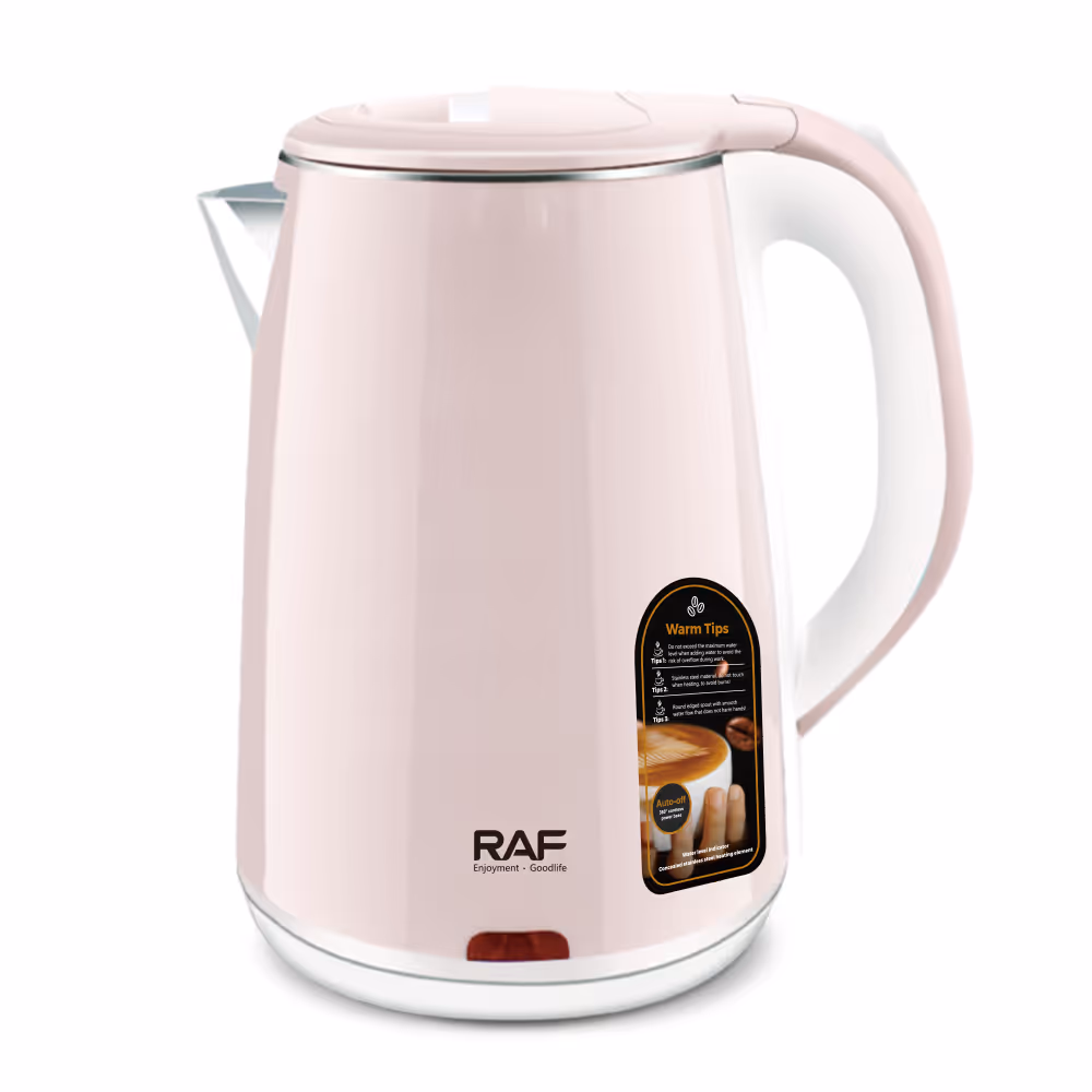 Bouilloire Électrique 2 L sans fil 1500W RAF – R.7923  Rose