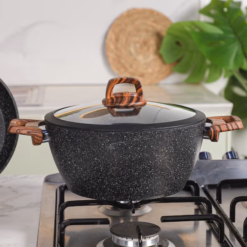 Batterie de Cuisine en Granite 37 Pièces - Falez
