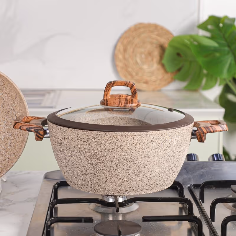 Batterie de Cuisine en Granite 37 Pièces - Falez
