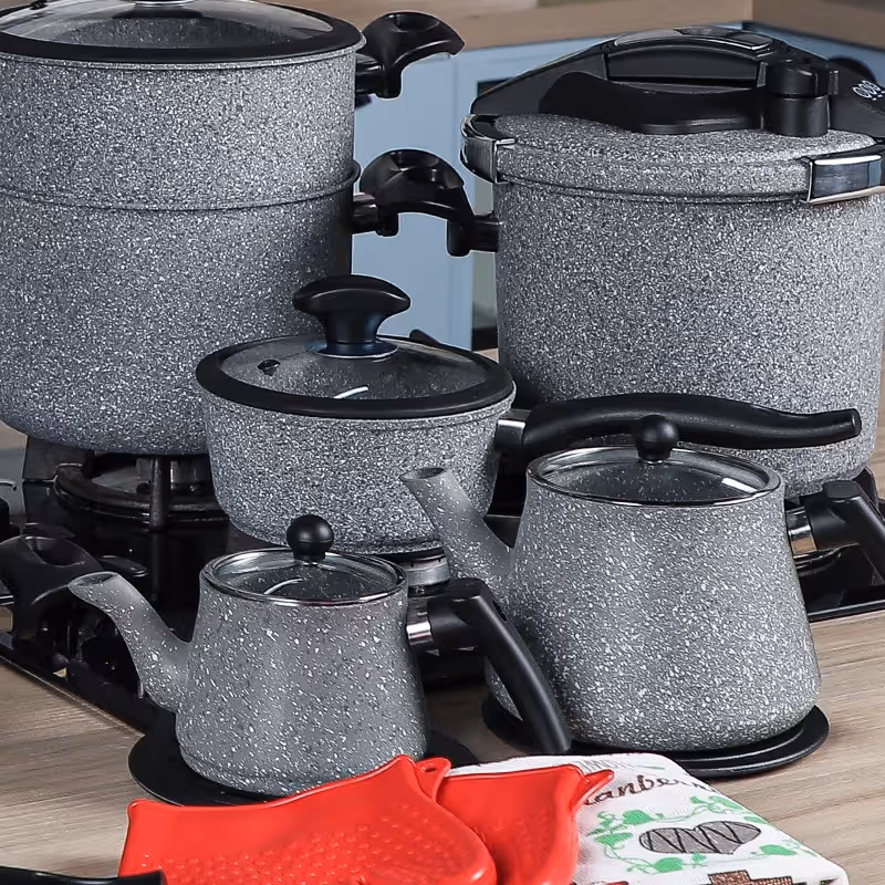 Batterie de Cuisine en Granite 50 Pièces - Falez 19