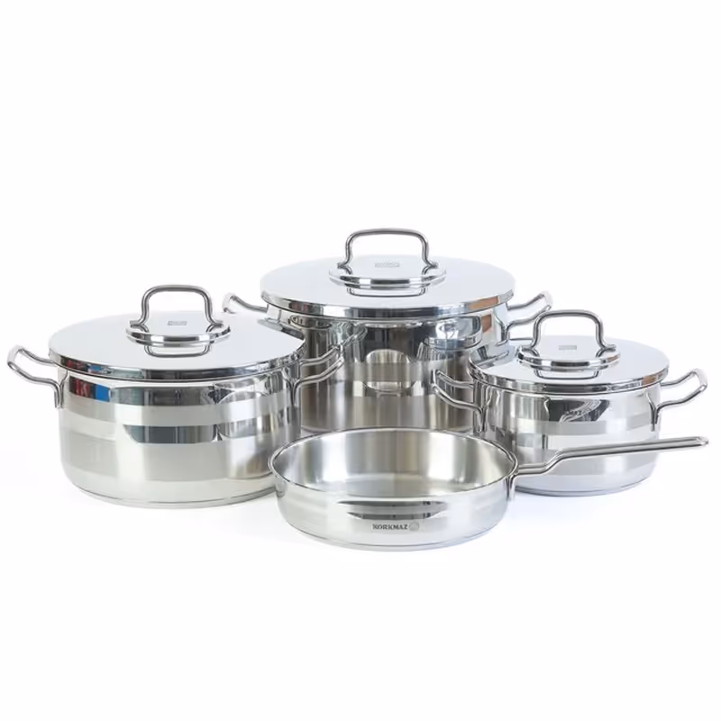 Batterie de Cuisine 7 Pièces Korkmaz Astra - A2054 Inox