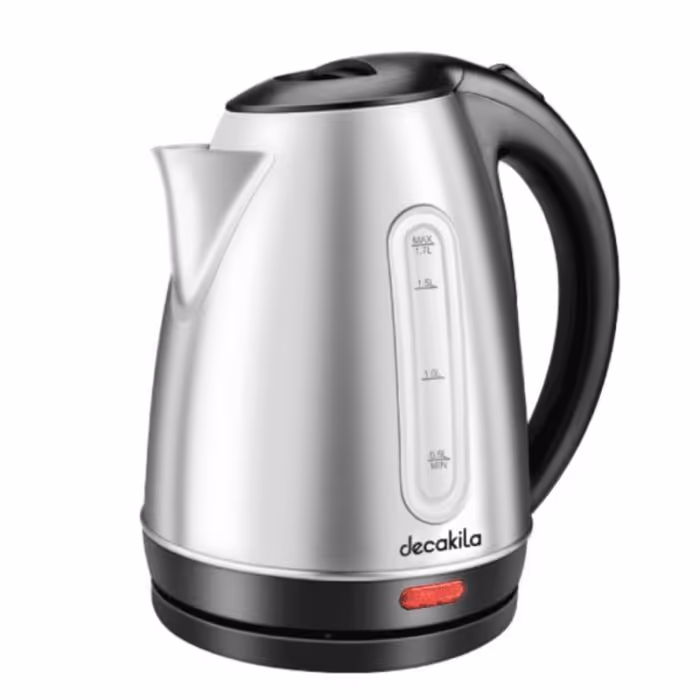 Bouilloire Électrique Decakila 1.7L - 2200W - Chrome KEKT004W