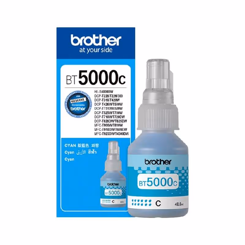 Bouteille D'encre Original BT-5000 BROTHER Cyan