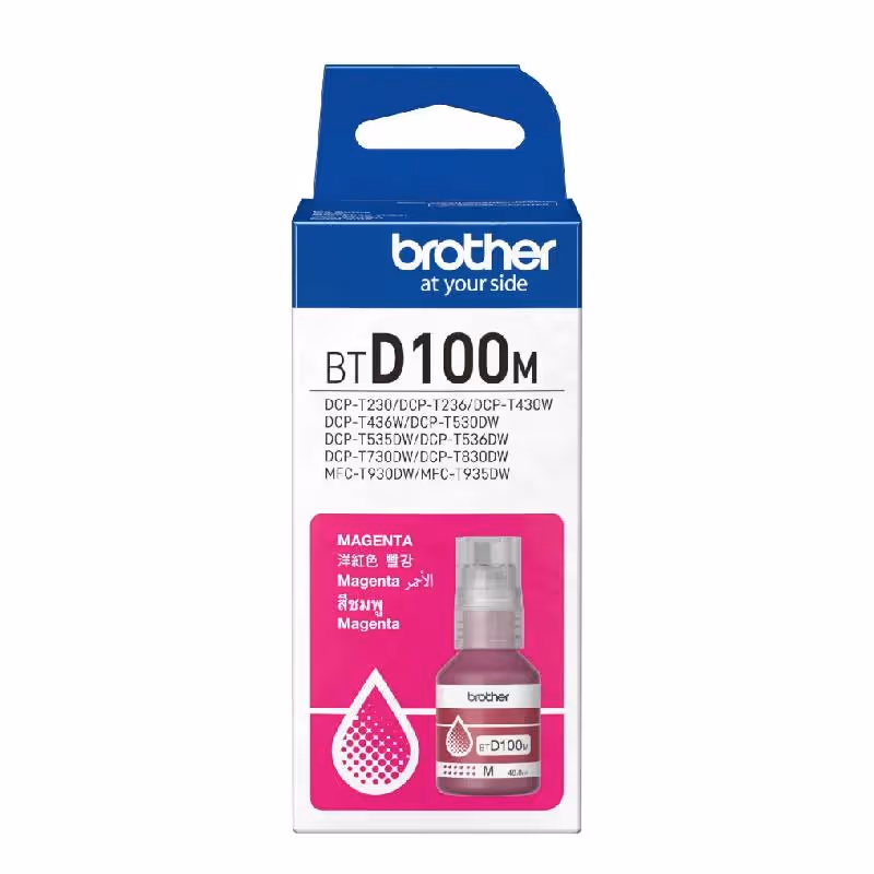 Bouteille D'encre Original BTD100M BROTHER Magenta