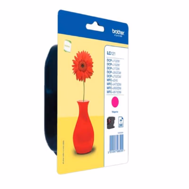 Cartouche Jet d'encre Original LC121 BROTHER Magenta 
