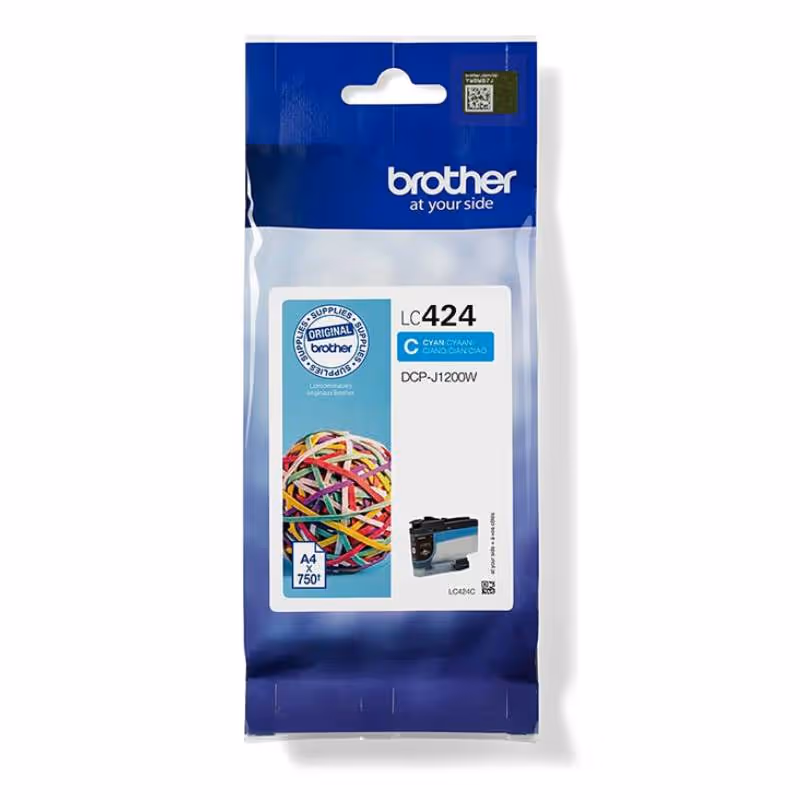 Cartouche Jet d'encre Original LC424 BROTHER Cyan 2