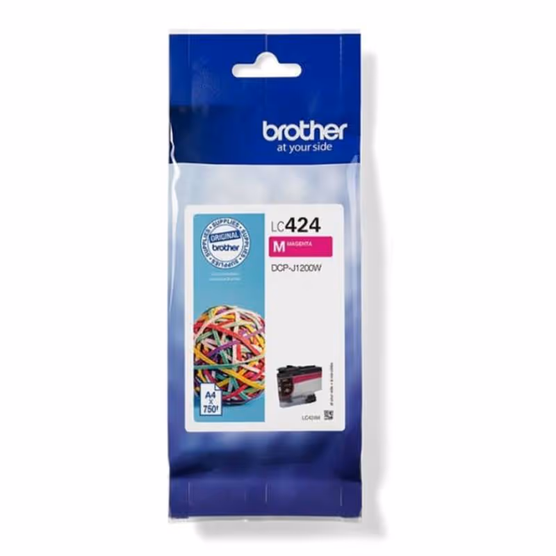 Cartouche Jet d'encre Original LC424 BROTHER Magenta