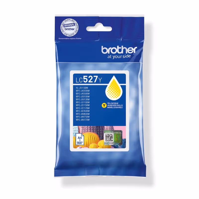 Cartouche Original Jet D’encre LC527Y BROTHER jaune