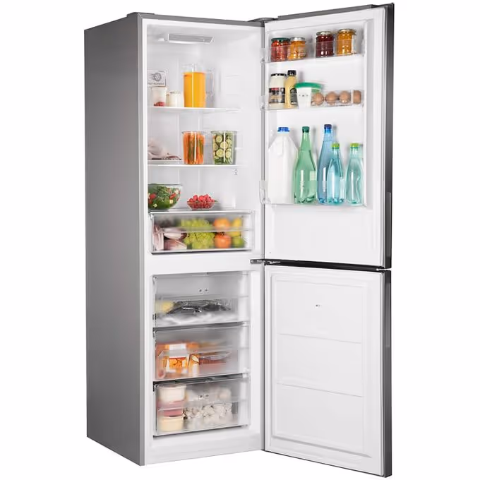 Réfrigérateur Combiné Brandt BFC8610NX 380L NoFrost Inox  2