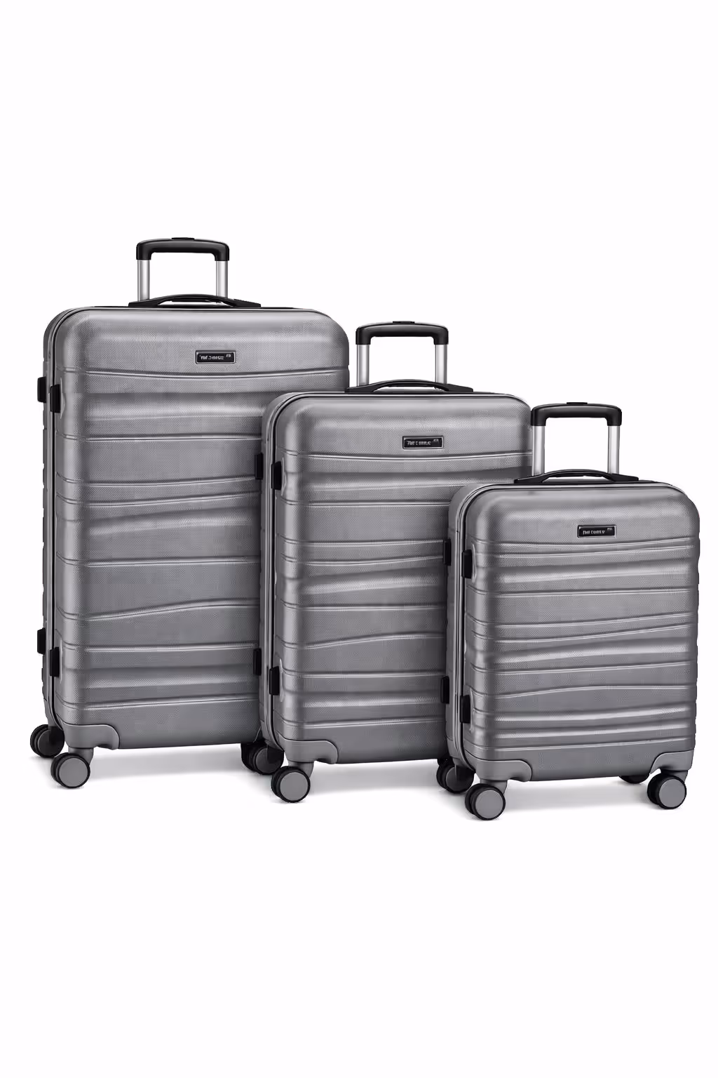 Série de 3 valises en polypropylène incassable HERWEX PRO 5