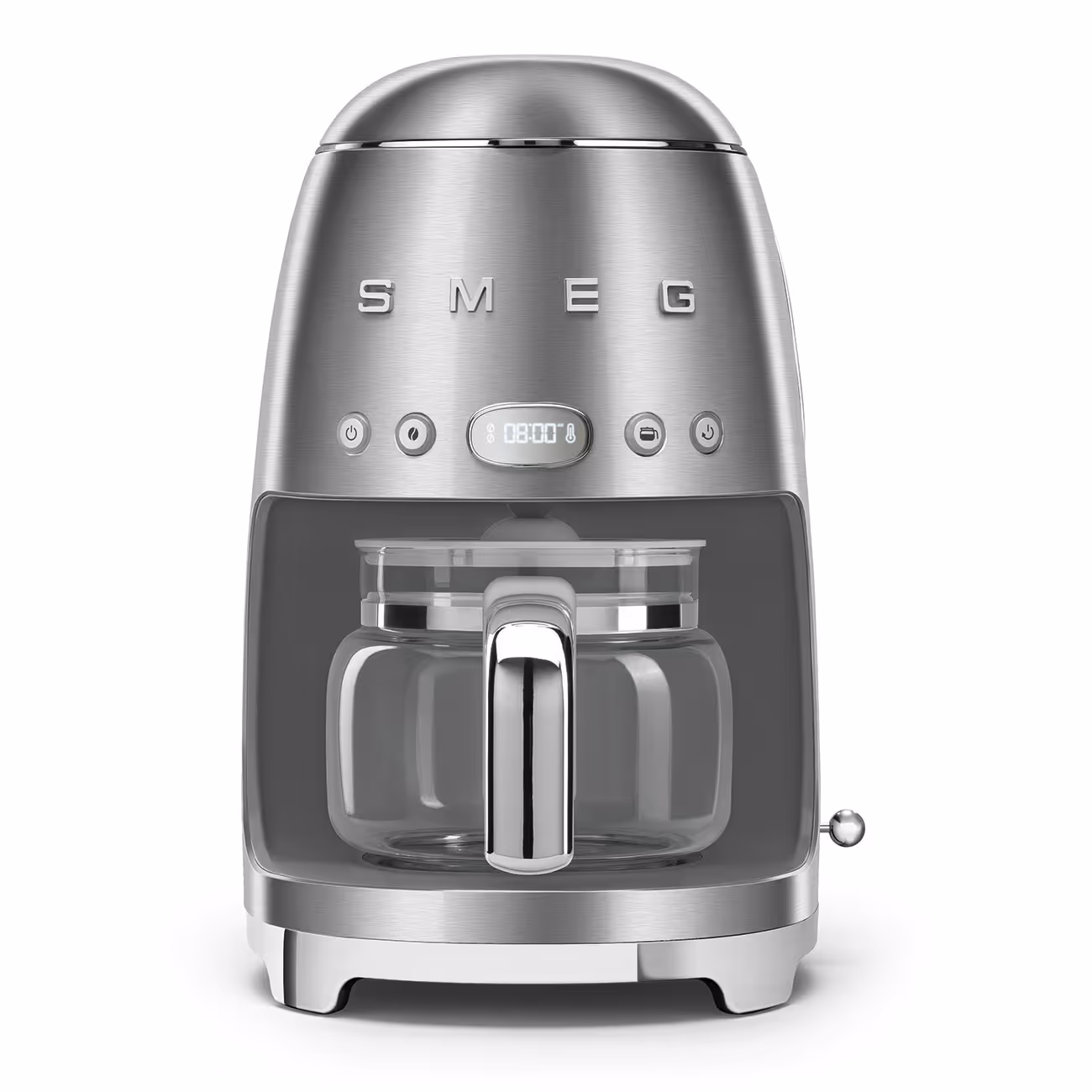 Machines à café filtre SMEG, un réservoir d'eau de 1,4L INOX