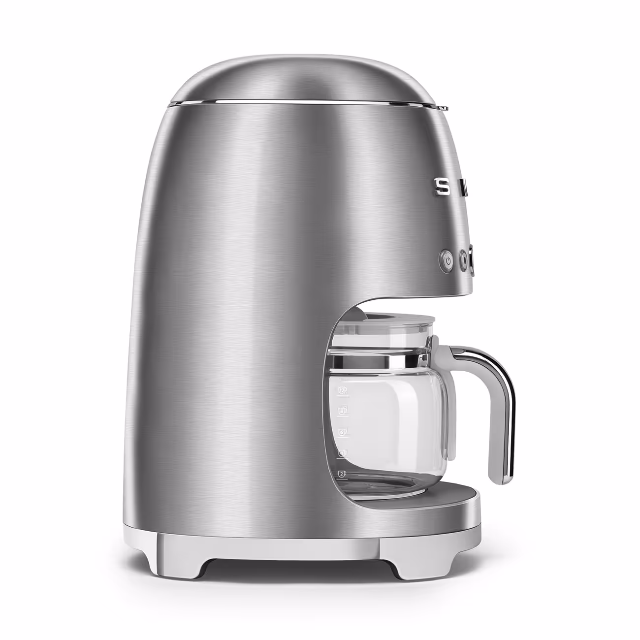 Machines à café filtre SMEG, un réservoir d'eau de 1,4L INOX 3