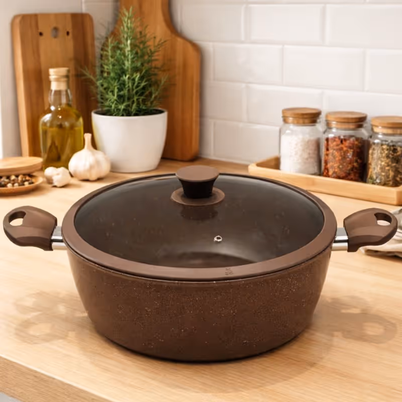 Faitout 28 cm en Granite - MCS