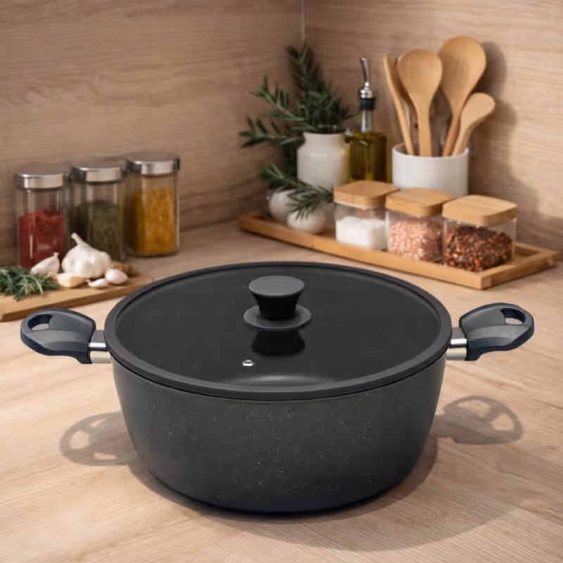 Faitout 28 cm en Granite - MCS