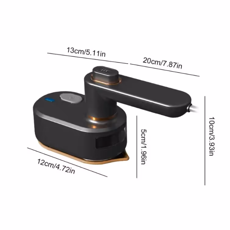  Fer à Vapeur Électrique 38W RAF – R.1236B Noir