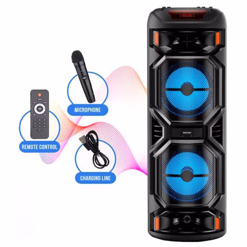 Haut Parleur  ZQS8221 Bluetooth avec Micro Noir 2