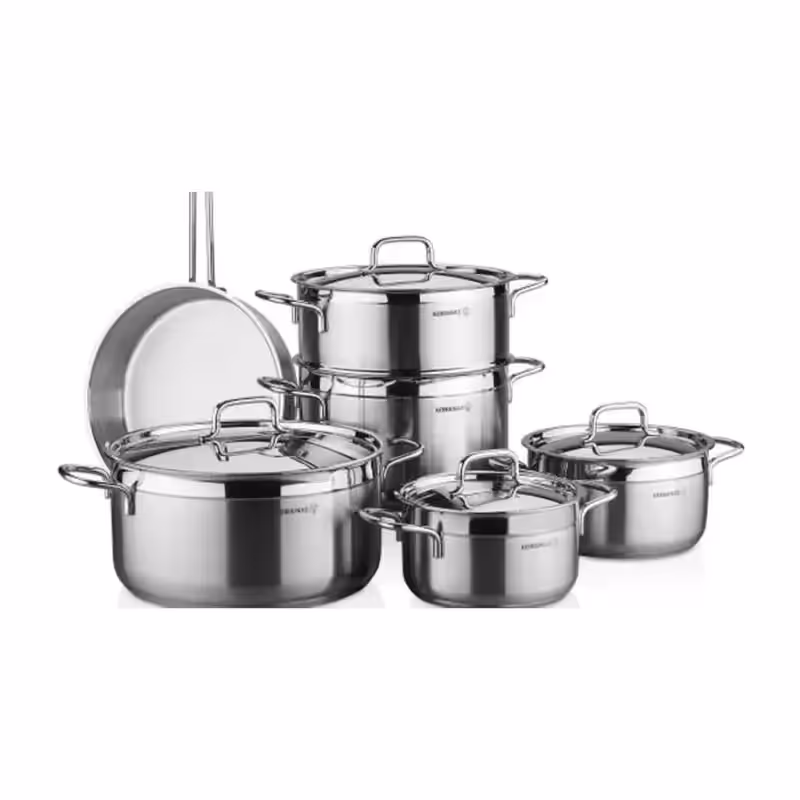 Batterie De Cuisine 10 Pièces Korkmaz Alpha  - A1998 Inox