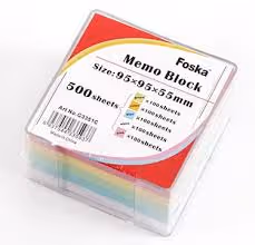 Bloc Cube Couleur Avec support Foska