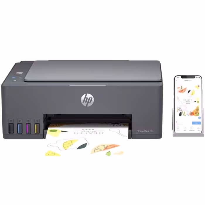Imprimante HP Smart Tank 581 3en1 à Réservoir intégré couleur wifi 3