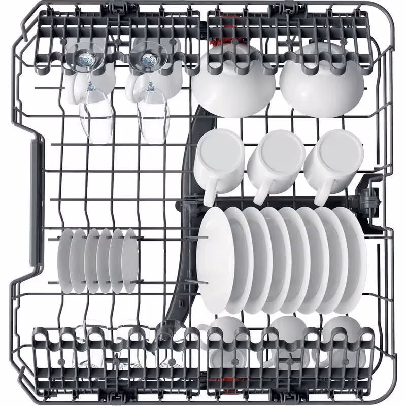 Lave Vaisselle Semi-Encastrable WHIRLPOOL WBC3C26B 14 Couverts