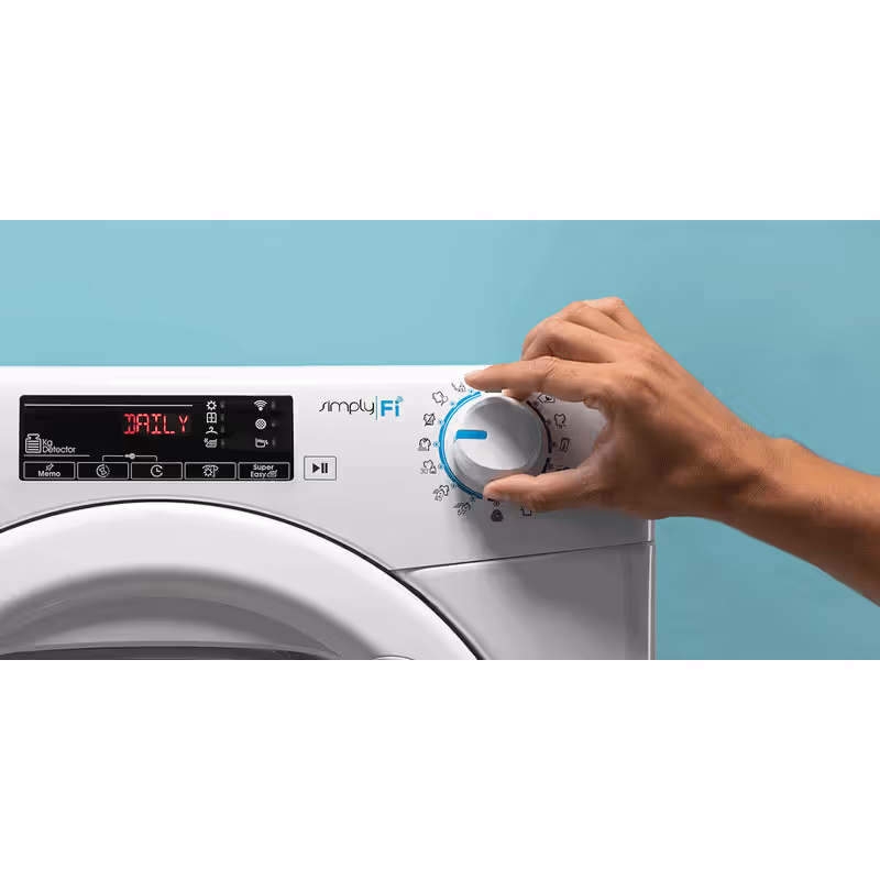 Lave Linge Frontal CANDY 8 Kg CS 1282DW4-S Blanc