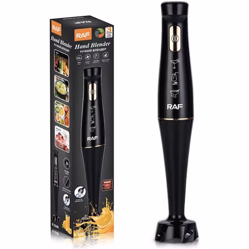 Mixeur Plongeant 800W RAF - R.324B Noir
