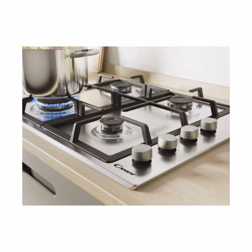 Plaque electrique CANDY CHG6LX 4 feux  60 cm - Inox