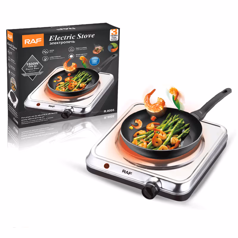 Plaque De Cuisson Électrique 1500W  Raf - R.8005 Silver