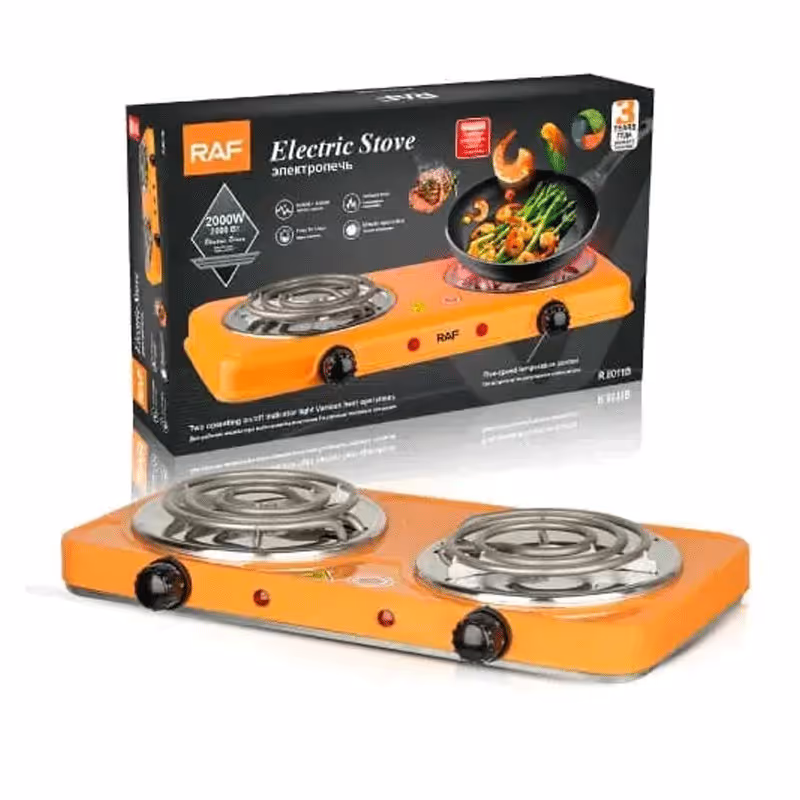 Plaque De Cuisson Électrique 2000W Raf - R.8011B Orange