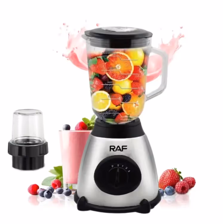 Blender En Verre 1.5L 1000W + Moulin à café RAF - R.367 